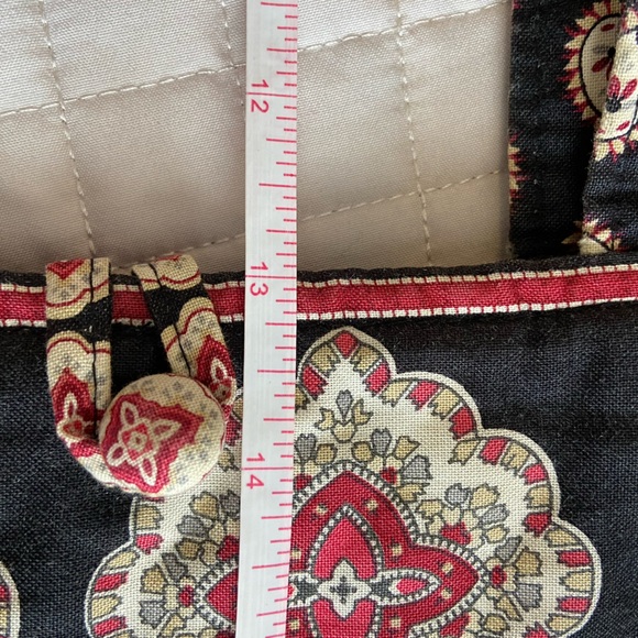 Vera Bradley Tote Bag - Classic Black Paisley - Picture 2 of 5